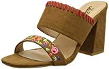 Joe Browns Charismatic Embroidered Mules, Sandales Bout Ouvert Femme