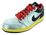 Jordan Nike Air 1 Low Mens Basketball Shoes 553558-023 Metallic Silver 11 M US