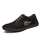 JOYTO Chaussures de Ville à Lacets Pour Homme Cuir Casual Suédine Classiques Élégantes Oxford Noir Marron Kaki 38-46