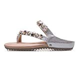 JRenok Womens Star Flip Flop Sandales, String Slide Sandales Plates Summer Beach Shoes avec Rivets Tongs