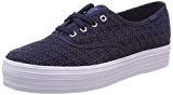 Keds Tpl Embroidered Triangle Navy, Baskets Femme