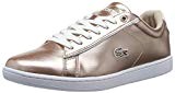 Lacoste Carnaby Evo 316 2, Baskets Basses Femme, Silber