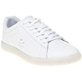 Lacoste Women's Carnaby Evo 118 3 SPW Leather Trainer White/White-White-7 Size 7