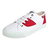 Levis Femmes Sneaker Malibu S W Brilliant White -Red