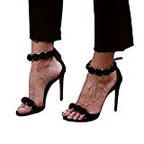 ❤️LILICAT Nouveau Peep Toe Bottes courtes Sexy Sandales à talons pour femmes Rivet Buckle Sandales Baskets Mince de base Mode ...