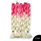❤️LILICAT Tissu de fibres Tresses en vrac Tressage de cheveux Style de cheveux synthétiques Crochet Braid Belle mode Cosplay Vintage ...