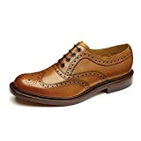 Loake Men's Ashby Brogue shoes - Tan - 10