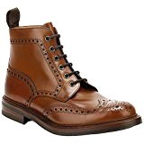 Loake Men's Bedale Brogue Boots - Tan - 8