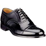 Loake Mens 201 Black Leather Shoes 41 EU