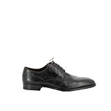 Longhi Homme 161015NEROO Noir Cuir Chaussures À Lacets