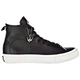 MCQ Alexander McQueen Chaussures Baskets Sneakers Hautes Homme en Cuir Noir