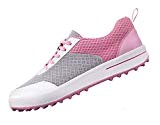 Mesdames Respirant Chaussures de Golf sans Pointe pour Les Femmes, Maille Légère Chaussures de Sport Occasionnels de Marche