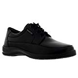 MOBILS Mens Ezard Black Leather Shoes 40.5 EU