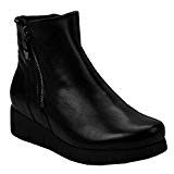 MOBILS Womens Dorine Black Leather Boots 39 EU