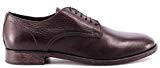 Moma Chaussure Homme 51603-Y2 Business Derby Leather Yak Ebony Vintage Italy New
