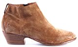 MOMA Chaussures Femme Bottines 41805-7H Softy Tabacco Chamois Beige Made Italy