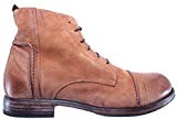 MOMA Chaussures Homme Bottines 64702-R1 Pelle Ambre Amber Vintage Made Italy New