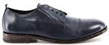 MOMA Chaussures Hommes 22805-5D ribot Avio Cuir Bleu Made In Italy Vintage New