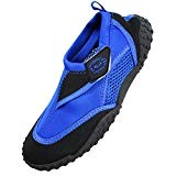 Nalu , Chaussures aquatiques pour garçon - - Blue with Black Trim, Kids UK 2 / EU 34