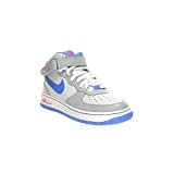 Nike Air Force 1 MID (GS) Schuhe pure platinum-distance blue-wolf grey-white - 38
