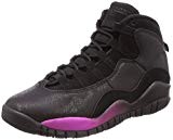 Nike Air Jordan 10 Retro GG, Chaussures de Gymnastique Mixte Enfant, Noir (Black/Black/Fuchsia Blast 017), 5 UK
