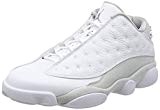 Nike Chaussures Air Jordan 13 Low Pure Money en Cuir Blanc Monochrome 310810-100