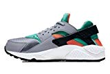Nike Chaussures Basses pour Femme Air Huarache Trainer - Multicolore - Wolf Grey Green Glow Total Orange Summit 011, 38 ...
