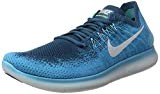 Nike Free Run Flyknit 2017 Chaussures de course pour homme - bleu - Blue Lagoon/Pure Platinum-legend Blue,