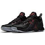 Nike Jordan cp3.x Basketball Homme Baskets - BLACK / gym rouge / LOUP GRIS / Blanc, 39