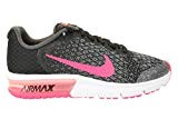 Nike Kinder Laufschuh Air Max Sequent 2, Chaussures de Running Mixte Enfant, Schwarz (Black/Anthrazit/Cool Grey/Racer Pink)