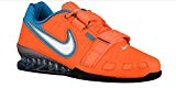 Nike Men's Romaelos II Powerlifting Shoes - Total Orange/White/Blue Lagoon