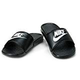 Nike Mens Benassi JDI Sandals Sport Black 343880 090 Pool Shoes, Pointure:EUR 41