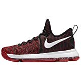 Nike Nike Zoom Kd 9, chaussures de sport - basketball homme - Noir/University Rouge/Blanc, EU 41