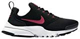 Nike Presto Fly, Baskets Mode pour Garçon Black/Rush Pink-White - - Black/Rush Pink-White,
