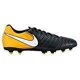 Nike Tiempo Rio Iv FG, Chaussures de Football Homme, Black/White-Laser Orange Volt