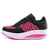 ODEMA Baskets Chaussures Jogging Course Gym Fitness Sport Lacet Sneakers Style Running Multicolore Respirante Femme