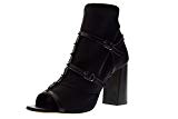 OVYE Bottines pour Femmes Chaussures à Lacets SG4012 Noir