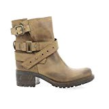 Pao Boots Cuir Nubuck Taupe