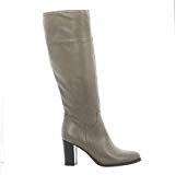 Pao Bottes Cuir Taupe