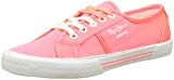 Pepe Jeans Aberlady Satin, Sneakers Basses Femme, Rose