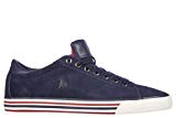 Polo Ralph Lauren chaussures baskets sneakers homme en daim blu