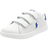 Polo Ralph Lauren Quilton EZ White/Royal Leather Baby Sneakers