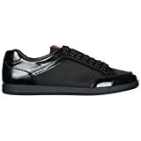 Prada Chaussures Baskets Sneakers Homme en Cuir Noir