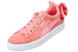 Puma Basket Fille Suede Bow Ac Ps 367318-01 Shell Pink