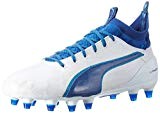 Puma Evotouch 1 FG, Chaussures de Football Compétition Homme, Blanc/Bleu