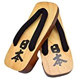 Sandales Japonaises "Japon " Geta Sandales" # Samurai :EU46 (30cm)"Samurai "!!