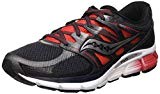 Saucony Men's Zealot ISO Road Running Shoe, Red/Black/Silver, 13 M US