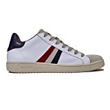 Serafini Sneakers UomoBORGBOR03*/White/Beige, CON Banda Italia, Colore Bianco/Beige, Nuova Collezione Primavera Estate 2018