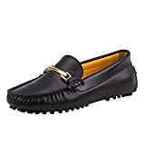Shenduo Classic, Mocassins Femme Cuir - Loafers Multicolore - Chaussures Bateau & de Ville Confort D7067