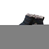 SITAILE Homme Chaussures de Randonnée Bottes Iver Neige Cheville Boots Chaudes Fourrure Antidérapage